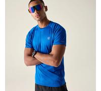 Dare2b Men's Accelerate T-Shirt - Quick-Dry Reflective Running Top - Blue 2XL