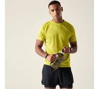 Dare2b Men's Accelerate Fitness T-Shirt – Quick-Dry Reflective Running Top – Bright Green M