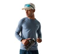 Dare 2B Mens Agile Long-Sleeved T-Shirt (Mercury) - Blue/Dark Grey - Size 3XL