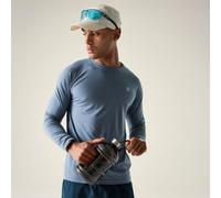 Dare2b Agile Long Sleeve T-shirt Blue,Grey XL Man