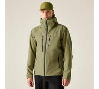 Dare 2b Men's Arising IV Hooded Walking Waterproof Jacket in Khaki | Size: XL Dare 2b Khaki XL