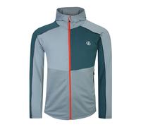 Dare 2B Mens Assimilate Core Stretch Hooded Midlayer (Mediterranean Green/Slate) - Size 2XL
