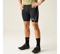 Dare 2b Mens Reflective Gel Padded Cycling Shorts in Black | Moisture/Sweat Wicking Fabric for Quick Drying Comfortability
