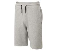 Dare 2b Mens Continual Drawstring Full Length Shorts in Ash Grey Cotton | Perfect for Working Out with Moisture Wick Fabric