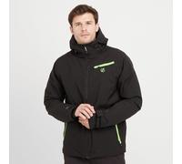 Dare 2b Breathable Men's Black and Green Logo Print Eagle II Ski Jacket, Size: S