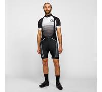 Dare 2b Ecliptic Lightweight Quick Drying Stretch Reflective Detail Moisture and Bacteria Control Bibbed Short Cycle Shorts - Black, XX-Large