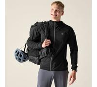 Dare 2b Men's Endurance Wind Resistant Water Repellent Stretch Hooded Midlayer in Jet Black | Size: 2XL Dare 2b Jet Black 2XL