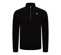 Dare 2b Mens Freethink II Half Zip Sweatshirt Fleece Jacket, Sustainable & Soft - Perfect for Outdoors, Walking, Hiking & Camping Black