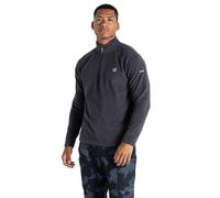 Dare 2b Mens Freethink II Half Zip Sweatshirt Fleece Jacket, Sustainable & Soft - Perfect for Outdoors, Walking, Hiking & Camping Ebony Grey