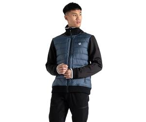 Dare 2B Mens Frost Quilted Hybrid Jacket (L) (Moonlight Denim/Black)