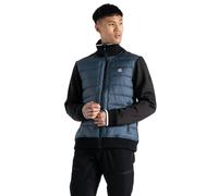 Dare 2B Men's Frost Quilted Hybrid Jacket - Moonlight Denim/Black - L - Moonlight Denim/Black - 50% Recycled Polyamide/35% Polyamide/15% Polyester
