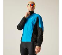 Dare 2b Men's Fully Lined Mediant Waterproof Cycling Jacket Methyl Blue Black, Size: S