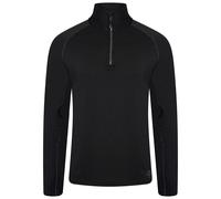 Dare 2B Mens Fuser Core Stretch Half Zip Thermal Top (Black) - Size Small