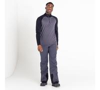 Dare 2b - Men's Quick-Drying Fuser Half Zip Core Stretch Midlayer Ebony Grey Black