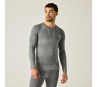 Dare 2b Men's in The Zone II Long Sleeved Base Layer Top with SeamSmart Technology, Perfect for Wintersports & Outdoors Charcoal Grey Marl