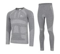 Dare 2B Mens In The Zone III Base Layer Set - Charcoal Grey Marl - L - Charcoal Grey Marl - 100% Mixed