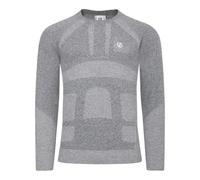 Dare 2B Mens In The Zone III Long-Sleeved Base Layer Top - Charcoal Grey Marl - XL-XXL - Charcoal Grey Marl - 69% Polyester/24% Polyamide/7% Elastane