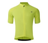 Dare 2B Mens Lightning Short-Sleeved Cycling Jersey (Fluro Yellow) - Green - Size X-Large