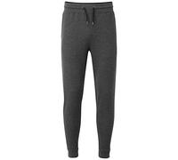 Dare 2b Mens Modulus Drawcord Joggers in Charcoal Grey Jersey Cotton | Soft to wear with Ribbed Cuffed Hems
