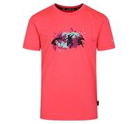 Dare 2b Mens Modulus Drawcord Joggers in Light Grey Jersey Cotton | Soft to wear with Ribbed Cuffed Hems