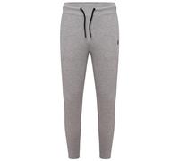 Dare 2b Mens Modulus Drawcord Joggers in Light Grey Jersey Cotton | Soft to wear with Ribbed Cuffed Hems
