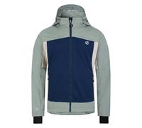 Dare 2B Mens Mountaineer Soft Shell Jacket - Moonlight Denim/Lilypad Green - XXL - Moonlight Denim/Lilypad Green - 100% Mixed