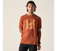Dare 2b Men's Movement III Short Sleeved Graphic T-Shirt in Burnt Orange | Size: 2XL Dare 2b Burnt Orange 2XL