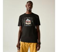 Dare 2b Men's Movement III T-Shirt, Cotton, Cotton Black, Size: L
