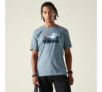 Dare 2b Men's Movement III T-Shirt, Cotton, Cotton Blue, Size: S