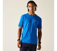 Dare 2b Men's Movement III Short Sleeved Graphic T-Shirt in Mid Blue | Size: XS Dare 2b Mid Blue XS