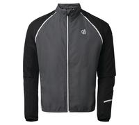 Dare 2B Mens Oxidate Windshell Jacket - Black/Ebony - XXL - Black/Ebony - 100% Polyester