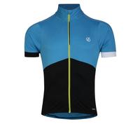 Dare 2B Mens Protraction II Recycled Lightweight Jersey - Deep Water/Wave Ride/Black - Deep Water/Wave Ride/Black - S