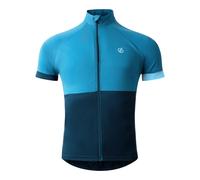 Dare 2B Mens Protraction III Cycling Jersey - Blue Steel/Moonlight Denim - Blue Steel/Moonlight Denim - S