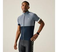 Dare2b Protraction Iii Short Sleeve Jersey Blue,Grey M Men M Mercury / Navy