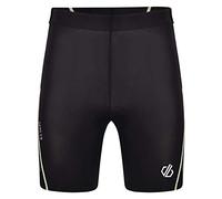 Dare2b Mens Reflective Gel Padded Cycling Shorts in Black | Moisture/Sweat Wicking Fabric for Quick Drying Comfortability
