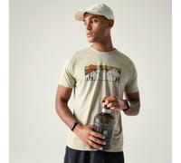 Dare 2b Men's Tech II Short Sleeved Graphic T-Shirt in Cream | Size: Medium Dare 2b Cream M