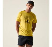 Dare 2b Men's Tech II Short Sleeved Graphic T-Shirt in Yellow | Size: Medium Dare 2b Yellow M