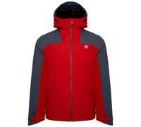 Dare 2B Mens The Jenson Button Edit - Diluent Recycled Waterproof Jacket (Danger Red/Orion Grey) - Size Medium