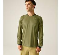 Dare 2b Men's Trackstand Ace Long Sleeve Cycling Top in Khaki | Size: XS Dare 2b Khaki XS