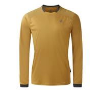 Dare 2B Mens Trackstand Ace Long-Sleeved T-Shirt - Wood Brown - XS - Wood Brown - 90% Recycled Polyester/10% Elastane