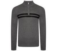 Dare 2B Mens Unite Us Knitted Half Zip Sweatshirt (Charcoal Grey/Black) - Size Medium
