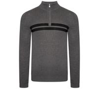Dare 2B Mens Unite Us Knitted Half Zip SweatshirtXL Charcoal Grey/Black RG6784