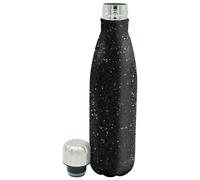 Black unisex One size Dare 2b Metal Glitter Drinks Bottle Black