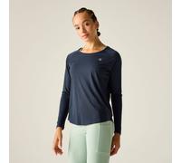 Dare 2B Nimble Long Sleeve Running T-Shirt In Mid Navy Mid Navy
