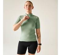 Dare2b Pedal To Short Sleeve Jersey Green 34 Women