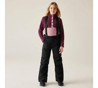 Dare 2b Pow Waterproof Breathable Fleece Lined Adjustable Salopettes in Jet Black | Size: 14 Years Dare 2b Jet Black 14 Years