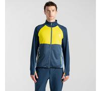 Dare 2b Quick-Drying Mens Yellow and Blue Substratum II Core Stretch Midlayer, Size: XL