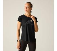Dare 2B Serenity Short Sleeved Graphic T-Shirt In Jet Black Jet Black