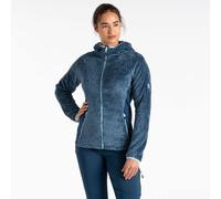 Dare 2B Torrek Pro Fluffy Full Zip Hooded Midlayer In Dark Navy Dark Navy