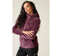 Dare 2B Torrek Pro Fluffy Full Zip Hooded Midlayer In Plum Plum